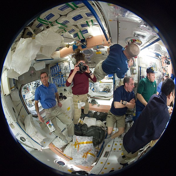 File:STS-131 fish-eye lens picture in the Unity node.jpg