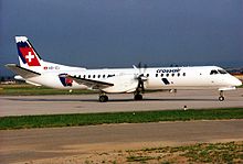 Un Saab 2000 de Crossair