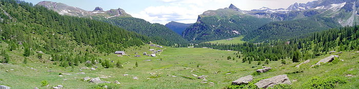 Panorama de l'Alpe Veglia