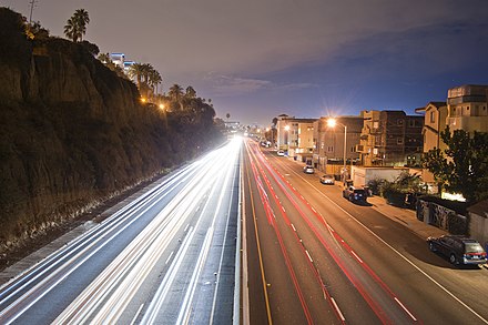 Шоссе проходит. Pacific Coast Highway ночью. 61 Шоссе США. 