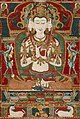 Sarvavid Vairochana, From a Set of the Five Jina Buddhas, based on Complete Purification of All Evil Rebirths (Sarva Durgati Parishodana Tantra) (cropped).jpg