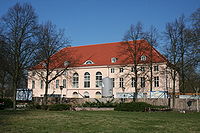 Schloss Schönhausen im März 2008 im Zuge der Renovierung.