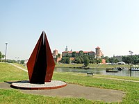 Origami sculpture, Poleski Boulevard