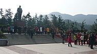 Mao Zedongin patsas Shaoshanissa.