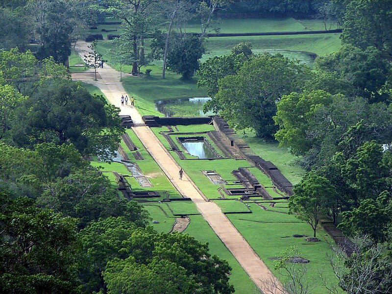 File:Sigiriya terraced gardens.jpg