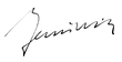 Firma de Pierre Pflimlin