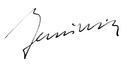 Pierre Pflimlin – podpis