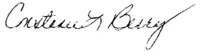 Signature of Constance L Berry