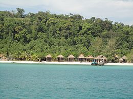 colonia de bungalows playa de Sok San