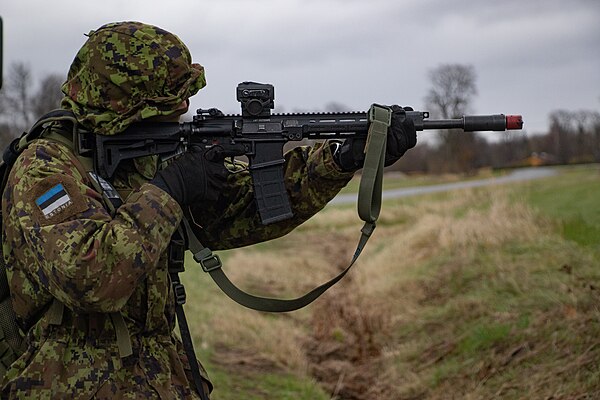 Estonian R20 Rahe 5.56×45mm NATO 368 mm barrelled variant