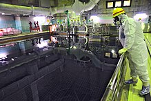 Spent fuel pool at TEPCO's Fukushima Daiichi Nuclear Power Plant on 27 November 2013 Spent Fuel Pool (02813601).jpg