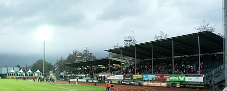 Stadion Lachen Tribüne