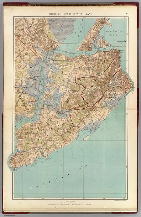 Staten Island map 1891