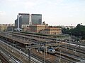 La stazione vista dalla soprastante via di Montesano