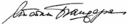 Stepan Bandera – podpis