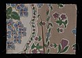 Stofstaal, katoen met veelkleurig bloemdessin, Kralingse Katoenmaatschappij, “3196”, objectnr 23604-21.JPG