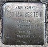 Stolperstein Fichtestr 29 (Kreuz) Sonja Kesten.jpg