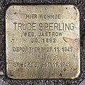 Trude Sperling, Traunsteiner Straße 8, Berlin-Schöneberg, Deutschland