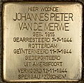 Stolperstein für Johannes Pieter van der Merwe (Rotterdam-Zuid).jpg
