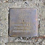 Stumbling block for Josef Kling, Neckartalstrasse 145, Bad Cannstatt, Stuttgart (1) .JPG
