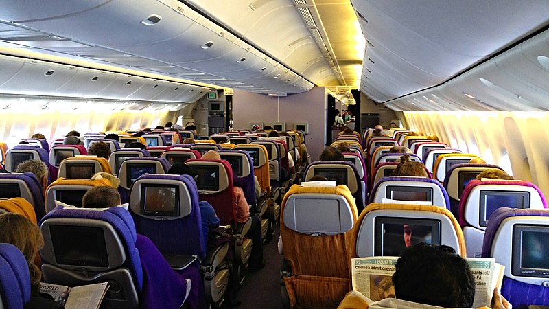 File:Thai Airways Boeing 777-300, TG 474, Heading to Bangkok from Brisbane.jpg