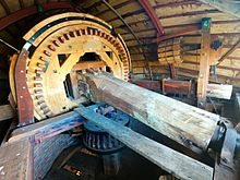 View inside the cap of The Lily The Lily windmill inside cap.jpg