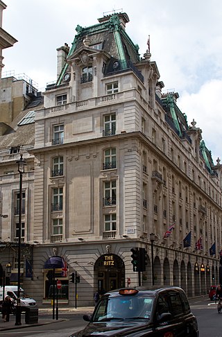 <span class="mw-page-title-main">The Ritz Hotel, London</span> Luxury hotel in England