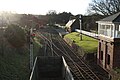 Showing goods shed, station & signal box