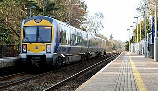 <span class="mw-page-title-main">Derriaghy railway station</span> Station in County Antrim, Northern Ireland