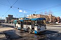 Троллейбус ЗиУ-682Г-012 на проспекте Стачек в Санкт-Петербурге, 2013 г.