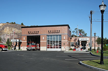 Fire Station #4, shared with the Revere Fire Department