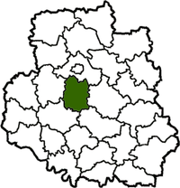 Тыўраўскі раён на мапе