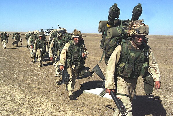 Marines from the 15th MEU in Afghanistan on 25 November 2001