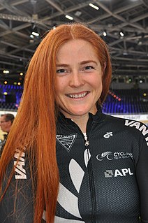 Kirstie James New Zealand cyclist