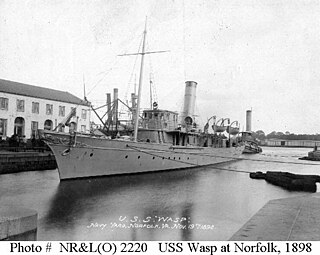USS <i>Wasp</i> (1893) Patrol vessel of the United States Navy