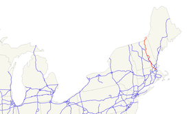 US 3 в сети системы автомагистралей США