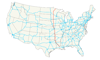 U.S. Route 71 US highway that goes from Ontario, Canada to Louisiana, United States