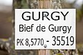 Le bief de Gurgy.