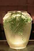 Glass vase en el Museo Calouste Gulbenkian, Lisboa, Portugal