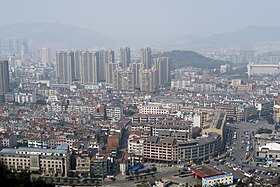 View of Lin'an City from Gongchen Hill, 2015-02-14.jpg