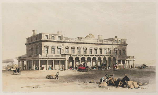 Brighton station in 1841