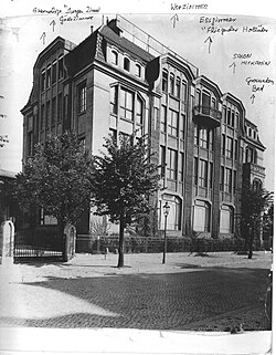 Ansicht der Villa Heike um 1911