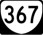 Маркер State Route 367 