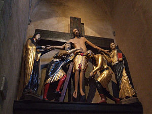 Davallament policromat a la catedral de Volterra