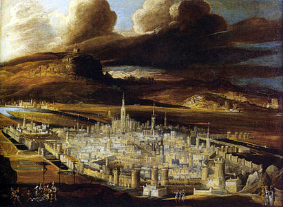 Metz and the cathedral in the 17th century