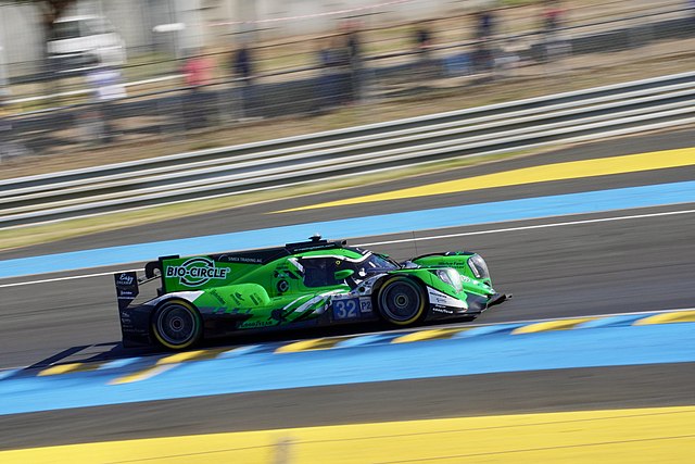 The #32 Oreca 07 from Team WRT at the 2022 24 Hours of Le Mans driven by Vanthoor, Mirko Bortolotti & Rolf Ineichen