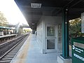 Here's an enclosed shelter under the Grand Central-bound platform.