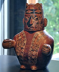Anthropomorphic figure; 7th-10th century; burned clay; from Mantaro Valley; Museum Rietberg (Zürich, Switzerland)