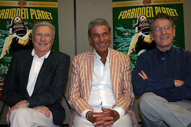 Warren Stevens (Doc Ostrow), Richard Anderson (Chief Quinn), and Earl Holliman (Cookie) at San Diego's Comic-Con International, July 2006.