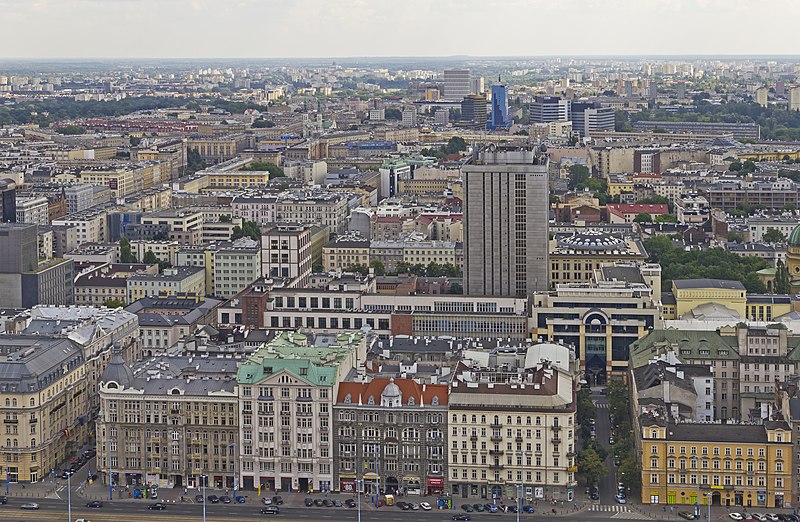 File:Warsaw 07-13 img32 View from Palace of Culture and Science.jpg